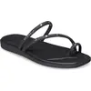 Image de Crocs Miami Studded Toe Loop Sandales Noir UE 36-37 Femme Noir UE 36-37