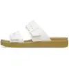 Image de Sandales Crocs Brooklyn Buckle, couleur blanc cassé/beige clair, pour femmes, pointure EU 37-38