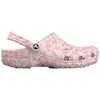 Image de Crocs, modèle classique "Confetti", unie, pour adultes, coloris rose "Milk/Multi", taille 38-39