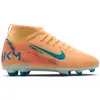 Image de Nike Zoom Mercurial Superfly 10 Club MG Kylian Mbappé, couleur Melon Tint (taille enfant), pointure EU 38