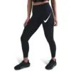 Image de Nike Swoosh Femme - Leggings, Noir - Taille 36 - Jersey de coton
