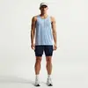 Image de NIKE M NK DF STRIDE 5IN HYBRID SHRT - Couleur : Bleu marine/Argent réfléchissant - Taille : L
