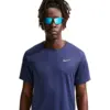 Image de Nike Miler Homme - T-Shirts, Bleu - Taille M - Poly Jersey