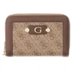 Image de GUESS Lindsey SLG Med BNN Double Zip - Logo Bone - Taille unique, Ltl - Latte Logo, Einheitsgröße, Streetwear en occasion ou reconditionné