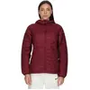 Image de Veste Columbia Chaqueta con capucha Columbia Powder Pass II Hybrid rojo burdeos mujer pour Femme