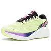 Image de Chaussures de course pour femmes Salomon Aero Glide 4, modèle Papillon/Blanc/Noir, taille 38
