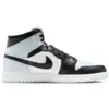 Image de Jordan Aj1 Mid Homme - Baskets, Noir - Pointure 45 - Cuir, Synthétique