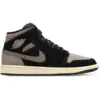 Image de Jordan Aj1 Mid Homme - Baskets, Noir - Pointure 42 - Cuir, Synthétique