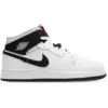 Image de Jordan Aj1 Mid - Sneakers Enfant - Blanc - Pointure 37.5 - Cuir