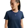 Image de Nike One Femme - T-Shirts, Bleu - Taille 38 - Jersey de coton