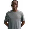 Image de Nike Miler Homme - T-Shirts, Gris - Taille XL - Poly Jersey