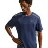 Image de Nike Miler Homme - T-Shirts, Bleu - Taille L - Poly Jersey
