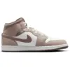 Image de Jordan Aj1 Mid Homme - Baskets, Marron - Pointure 40 - Cuir, Synthétique