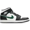 Image de Jordan Aj1 Mid Homme - Baskets, Noir - Pointure 40 - Cuir, Synthétique