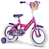 Image de Vélo à roulements à billes Disney Princess pour enfants, 14 pouces   Vélo avec roues d'appui