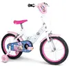 Image de Vélo Disney Minnie à roulements à billes pour enfants, 16 pouces   Vélo avec roues d'appui