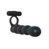 Image de Fantasy C-ringz Cockring & gode Posable Partner Double Penetrator Noir