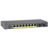 Image de NETGEAR (GS110TP) Smart Switch Ethernet PoE Web Manageable 8 Ports RJ45 Gigabit (10/100/1000) | 8 Ports PoE 53 W et 2 Ports SFP Gigabit| Protection à vie ProSAFE en occasion ou reconditionné