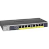 Image de NETGEAR (GS108PP) Switch Ethernet PoE+ 8 Ports RJ45 Métal Gigabit (10/100/1000), switch RJ45 avec 8 Ports PoE+ à 123W Upgradable, Position Bureau, mur ou Rackable, Garantie à vie en occasion ou reconditionné