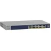 Image de NETGEAR (GS724TP V3) Smart Switch Ethernet PoE Web Manageable 26 Ports Gigabit Via Cloud Insight, Switch RJ45 24 Ports PoE+ 190 W, 2 Ports SFP 1 Gigabit, Bureau/en Rack en occasion ou reconditionné