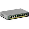 Image de NETGEAR Easy Smart GS108EP - Commutateur - L3 - Smart - 8 x 10/100/1000 (PoE+) - Bureau, montage mural - PoE+ (62 W)