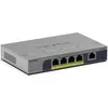 Image de NETGEAR GS105P - Commutateur - non administrable - 1 x 10/100/1000 + 4 x 10/100/1000 (PoE+) - Bureau, montage mural - PoE+ (63 W)