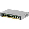 Image de NETGEAR Easy Smart GS108EPP - Commutateur - haute puissance - L3 - Smart - 8 x 10/100/1000 (PoE+) - Bureau, montage mural - PoE+ (123 W)