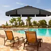 Image de Costway - Parasol Inclinable Ø300cm Avec Manivelle Anti-uv,protection Solaire Toile Polyester Imperméable Pour Jardin,terrasse, Balcon
