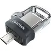 Image de SanDisk Ultra Dual m3.0 lecteur USB flash 16 Go USB Type-A / Micro-USB 3.2 Gen 1 (3.1 Gen 1) Noir, Argent, Transparent - Neuf