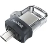 Image de SanDisk Ultra Dual m3.0 lecteur USB flash 64 Go USB Type-A / Micro-USB 3.2 Gen 1 (3.1 Gen 1) Noir, Argent, Transparent - Neuf