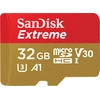 Image de SanDisk Extreme - Carte mémoire flash (adaptateur microSDHC/SD inclus) - 32 Go - A1 / Video Class V30 / UHS-I U3 - microSDHC UHS-I