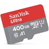 Image de SanDisk Carte mémoire MicroSDXC Ultra 400 Go+ Adaptateur SD, Vitesse de Lecture Allant Jusqu'à 100MB/S, Classe 10, U1, Homologuée A1 en occasion ou reconditionné