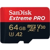 Image de SanDisk 64GB Extreme Pro microSDXC 64 Go Classe 10 - Neuf