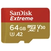 Image de SanDisk Extreme - Carte mémoire flash (adaptateur microSDXC vers SD inclus) - 64 Go - A2 / Video Class V30 / UHS-I U3 / Class10 - microSDXC UHS-I