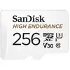 Image de SanDisk High Endurance 256 Go MicroSDXC UHS-I Classe 10 - Neuf