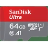 Image de SanDisk Ultra microSD, 64 Go, MicroSDHC, classe 10, UHS-I, 100 Mo/s, gris, rouge