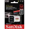 Image de SanDisk Extreme - Carte mémoire flash (adaptateur microSDXC vers SD inclus) - 128 Go - A2 / Video Class V30 / UHS-I U3 / Class10 - microSDXC UHS-I