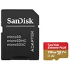 Image de SANDISK Cartes Extreme Plus MicroSDXC 128 Go + Adaptateur SD 200 Mo/S 90 Mo/S A2 C10 V3 en occasion ou reconditionné