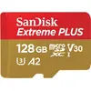 Image de SANDISK MicroSDXC Extreme Plus 128 Go 200 Mo/s A2 C10 V30 UHS-I