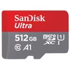 Image de SanDisk Ultra - Carte mémoire flash (adaptateur microSDXC vers SD inclus) - 512 Go - A1 / UHS Class 1 / Class10 - microSDXC UHS-I