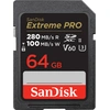 Image de SanDisk SDSDXEP-064G-GN4IN, 64 Go, SDXC, Class 10, UHS-II, 280 Mo/s, 100 Mo/s
