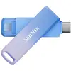 Image de SanDisk Creator Phone Drive lecteur USB flash 256 Go USB Type-C / Lightning 3.2 Gen 1 (3.1 Gen 1) Bleu, Lilas - Neuf