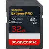 Image de Carte mémoire SDHC SanDisk Extreme PRO 32 Go UHS-I U1 V30 100/90 MB/s Gris Noir Rouge Blanc Marron - Neuf