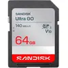 Image de SanDisk Ultra GO, 64 Go, SDXC, UHS-I, 140 Mo/s, Classe 3 (U3), V10