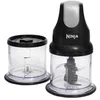 Image de Hachoir Électrique - Ninja - Express Chop - Nj1002eubk - Mini Hachoir Et Mixeur Compact - 200 W - 2 Bols De 500 Ml