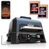 Image de Woodfire Pro Connect - Barbecue et fumoir électrique Ninja 1700 W, Bleu - Neuf
