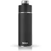 Image de Ninja Thirsti Utilisation quotidienne, Fitness, Randonnée, Sports 700 ml Plastique, Acier inoxydable Noir - Neuf