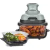Image de Ninja CRISPi Unique 3,8 L 1700 W Friteuse d’air chaud Vert, Gris, Transparent