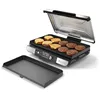 Image de Plancha Electrique - Planche Grill Et Plancha Intérieur Xl Ninja - Sizzle Gx101eu - 1450w - Couvercle Amovible