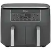 Image de Ninja DZ300EU friteuse Double 7,6 L Autonome 2400 W Friteuse d'air chaud Gris - Neuf